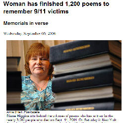 woman writes 1200 poems for 9-11