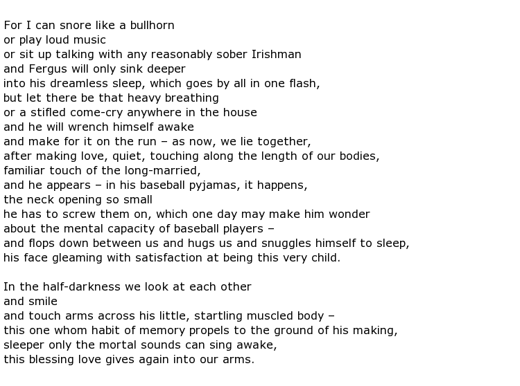 Galway Kinnell I Did Care Meaning at Jill Carlson blog